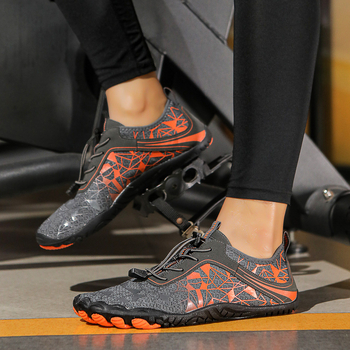 Unisex upes taku kurpes, anti-slip gumijas zole, ātri žūstošs virsējais Air Layer, priekšējā šņorēšana, zems augums