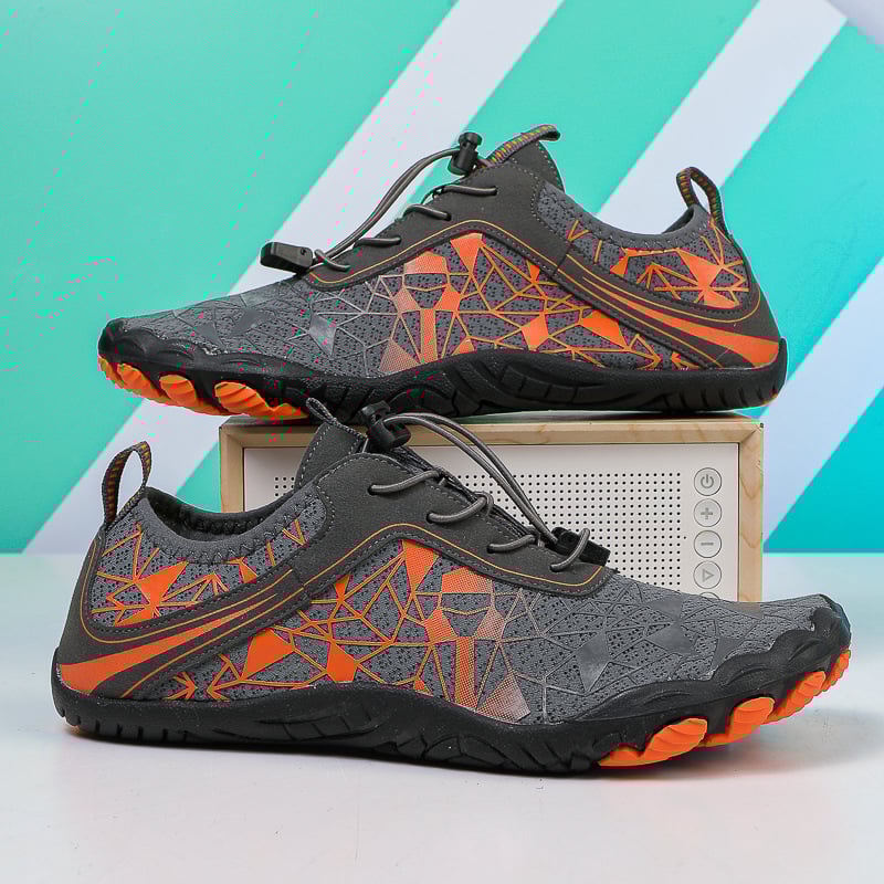 Unisex upes taku kurpes, anti-slip gumijas zole, ātri žūstošs virsējais Air Layer, priekšējā šņorēšana, zems augums