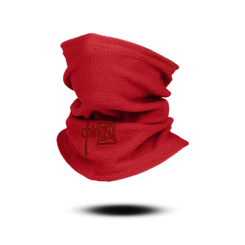 Riteņbraukšanas sejas maska ar kakla siltinājumu un kapuci, ziemas flīss (Kods: FFQXTT; Zīmols: 朋意; Audums: Konvencionāls; Starptautiskais izvozs: Jā)