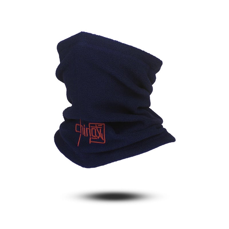 Riteņbraukšanas sejas maska ar kakla siltinājumu un kapuci, ziemas flīss (Kods: FFQXTT; Zīmols: 朋意; Audums: Konvencionāls; Starptautiskais izvozs: Jā)