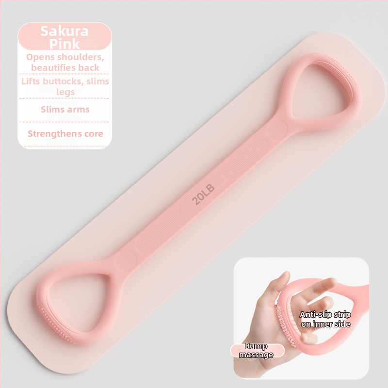 Silikona spriegotājs ar astoņnieka formu (Figure-8), 165 g, piemērots jogai un fitnesam