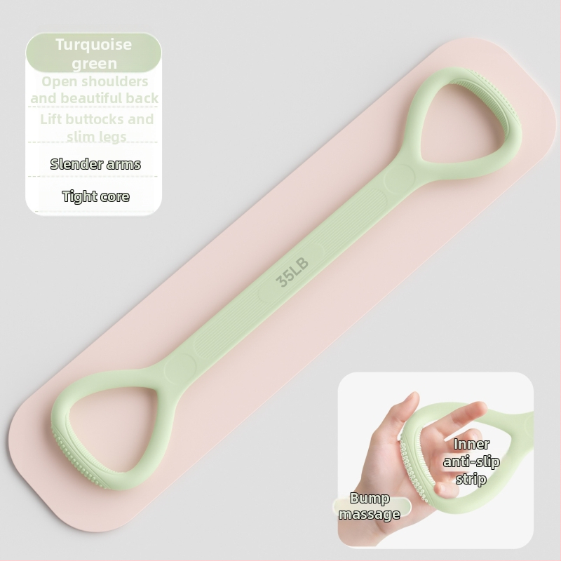 Silikona spriegotājs ar astoņnieka formu (Figure-8), 165 g, piemērots jogai un fitnesam