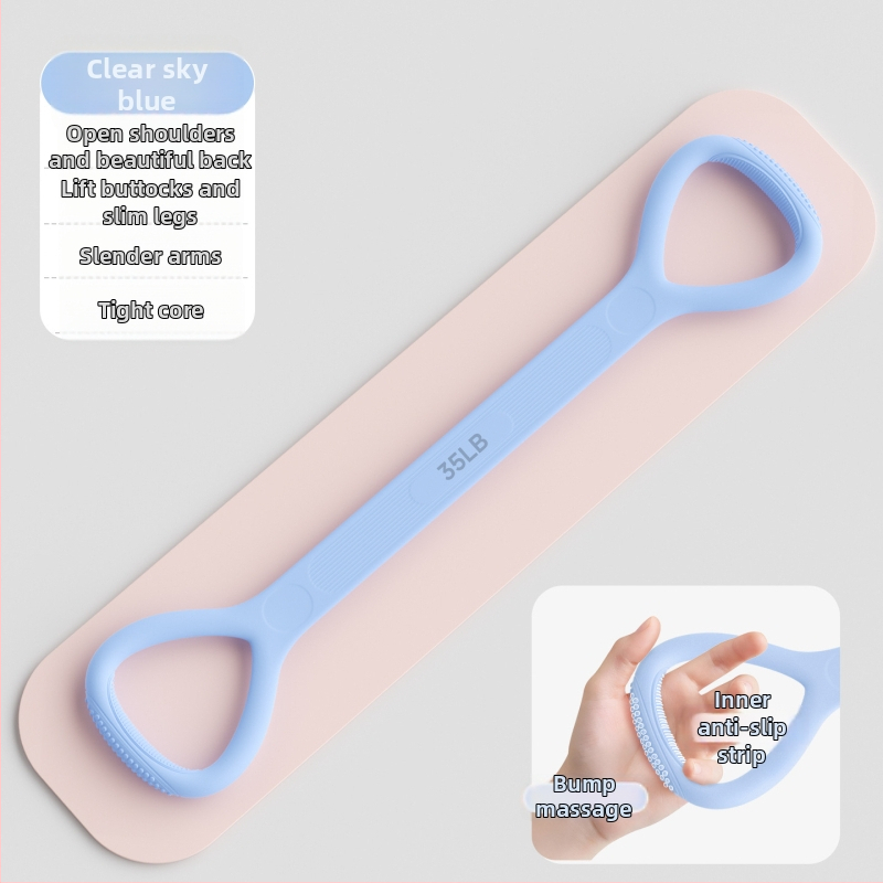 Silikona spriegotājs ar astoņnieka formu (Figure-8), 165 g, piemērots jogai un fitnesam