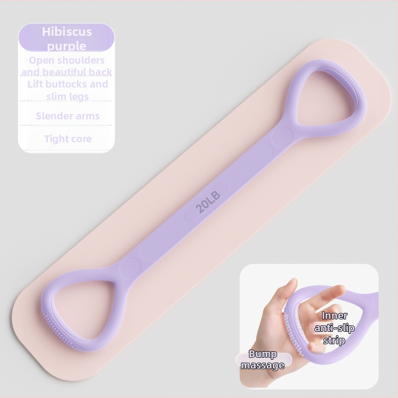 Silikona spriegotājs ar astoņnieka formu (Figure-8), 165 g, piemērots jogai un fitnesam