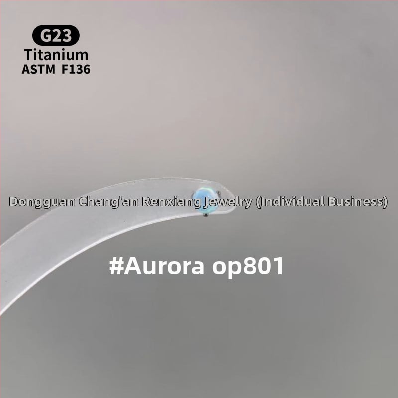 Ανδρικά/Γυναικεία γεωμετρικά σκουλαρίκια με οπάλ από κράμα τιτάνιου F136, γυαλισμένη επιφάνεια, εσωτερική βίδα για χείλη/ώτα