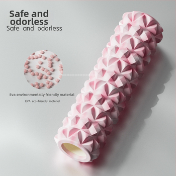 Tuščiaviduris putų volas masažui — joga ir pilates (Medžiaga: PVC+EVA; Konstrukcija: tuščiavidurė; Naudojimas: raumenų atsipalaidavimui; Tinkamas namų naudojimui)