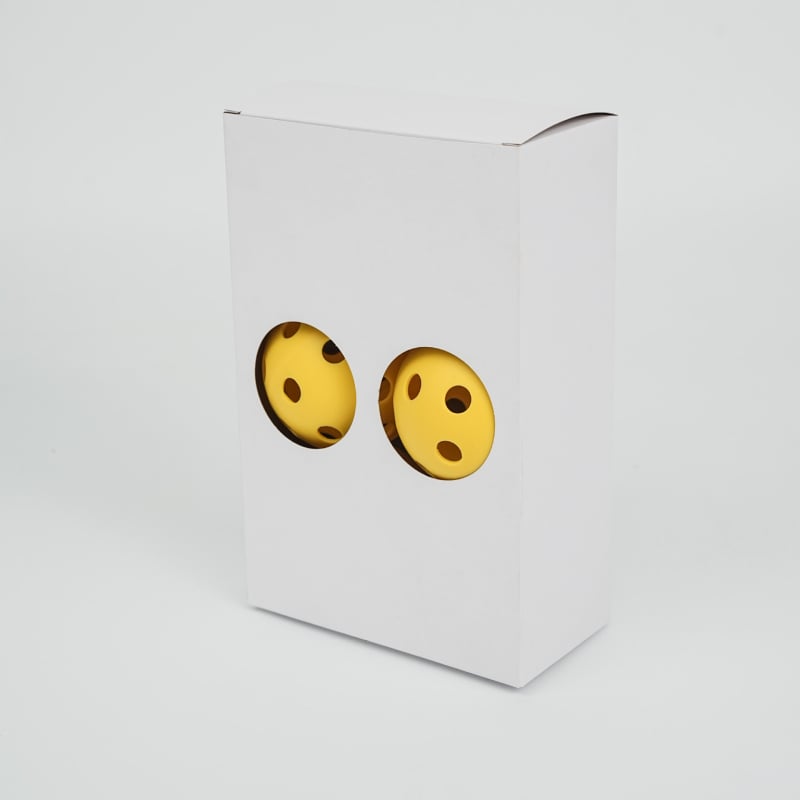 Iekštelpu pickleball bumbu komplekts – 26/40 caurumu, TPE/PE materiāls, viengabala rotomoldēta konstrukcija