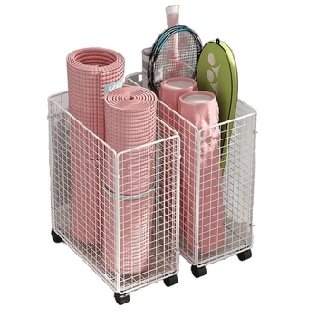 Joga matu uzglabāšanas plaukts, dzelzs, uz grīdas novietojams, daudzlīmeņu (8+ līmeņi), dzīvojamās istabas uzglabāšanai