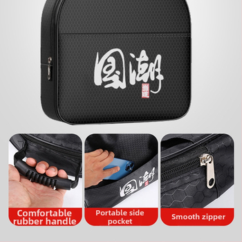 Baon auduma makšķerēšanas soma, divslāņaina uzglabāšanas soma makšķerēšanas piederumiem