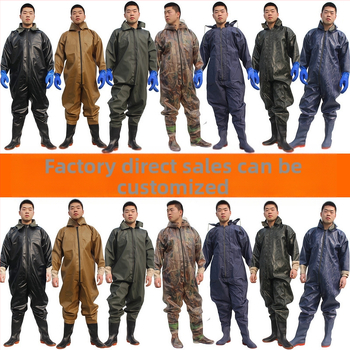 Viso kūno vandeniams wading kelnes žvejybai – PVC megztas medžiagos, greitai džiūsta, atsparios dėvėjimui, vėjo atsparios, atsparios rūgštims ir šarmams, modelis HXE009