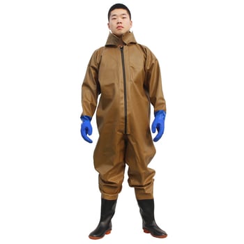 Viso kūno vandeniams wading kelnes žvejybai – PVC megztas medžiagos, greitai džiūsta, atsparios dėvėjimui, vėjo atsparios, atsparios rūgštims ir šarmams, modelis HXE009