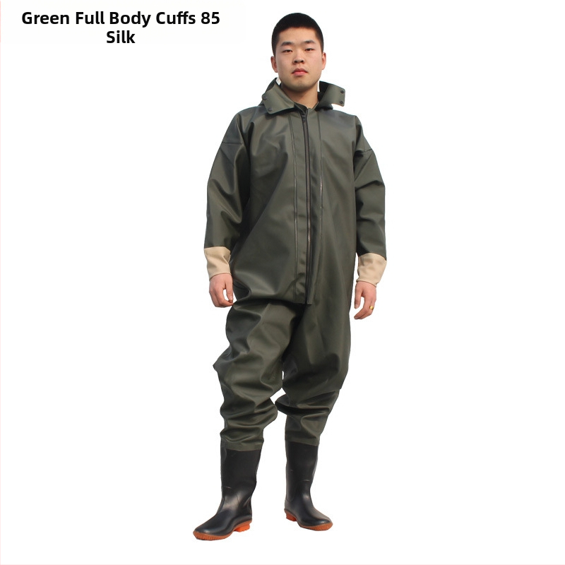 Viso kūno vandeniams wading kelnes žvejybai – PVC megztas medžiagos, greitai džiūsta, atsparios dėvėjimui, vėjo atsparios, atsparios rūgštims ir šarmams, modelis HXE009