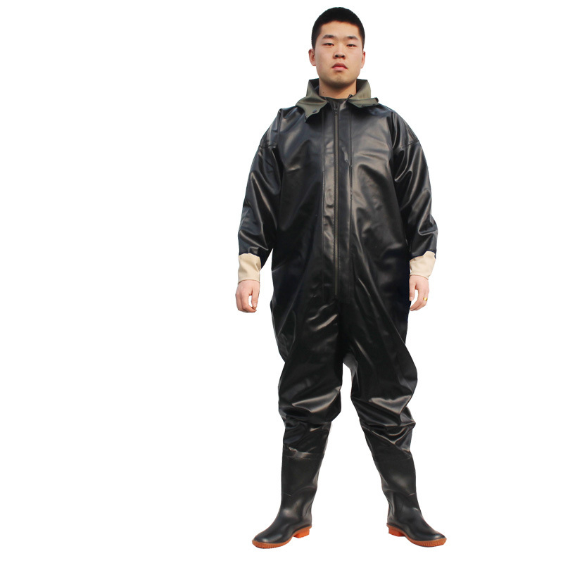 Viso kūno vandeniams wading kelnes žvejybai – PVC megztas medžiagos, greitai džiūsta, atsparios dėvėjimui, vėjo atsparios, atsparios rūgštims ir šarmams, modelis HXE009