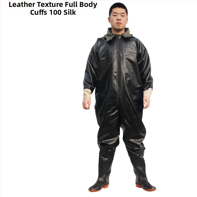 Viso kūno vandeniams wading kelnes žvejybai – PVC megztas medžiagos, greitai džiūsta, atsparios dėvėjimui, vėjo atsparios, atsparios rūgštims ir šarmams, modelis HXE009