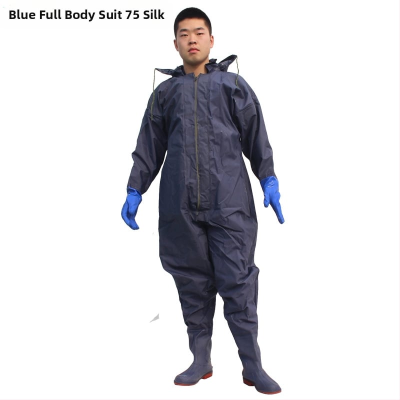 Viso kūno vandeniams wading kelnes žvejybai – PVC megztas medžiagos, greitai džiūsta, atsparios dėvėjimui, vėjo atsparios, atsparios rūgštims ir šarmams, modelis HXE009