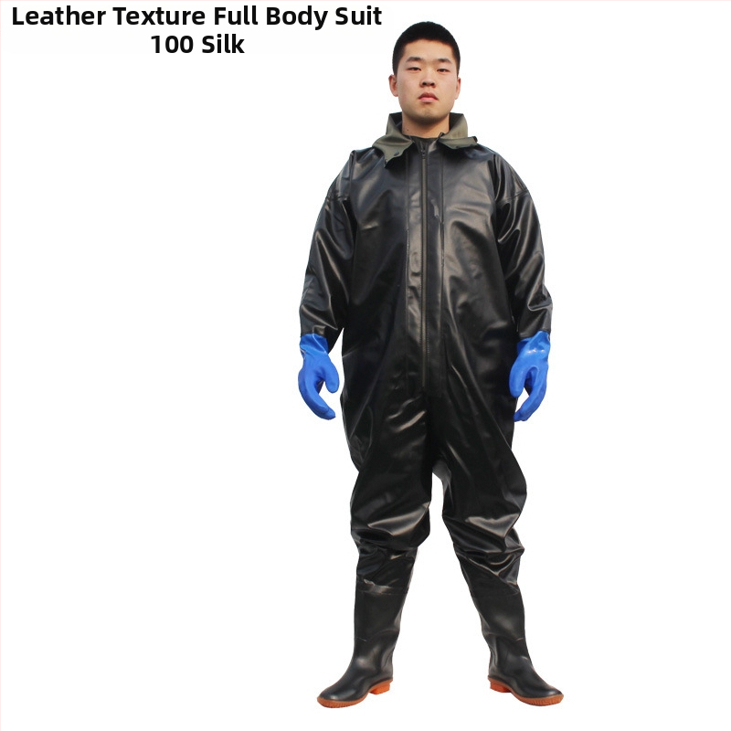 Viso kūno vandeniams wading kelnes žvejybai – PVC megztas medžiagos, greitai džiūsta, atsparios dėvėjimui, vėjo atsparios, atsparios rūgštims ir šarmams, modelis HXE009