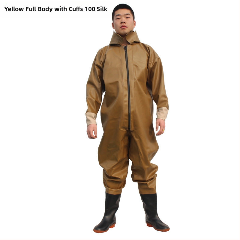 Viso kūno vandeniams wading kelnes žvejybai – PVC megztas medžiagos, greitai džiūsta, atsparios dėvėjimui, vėjo atsparios, atsparios rūgštims ir šarmams, modelis HXE009