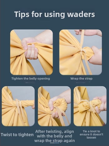 Guminės žvejybos kelnės, pilnas kūno dengimas, 0 kiščių, be gelbėjimosi liemenės