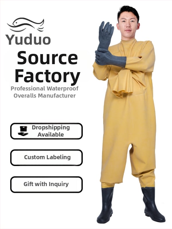 Guminės žvejybos kelnės, pilnas kūno dengimas, 0 kiščių, be gelbėjimosi liemenės