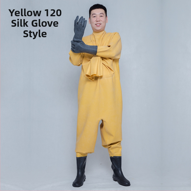 Guminės žvejybos kelnės, pilnas kūno dengimas, 0 kiščių, be gelbėjimosi liemenės