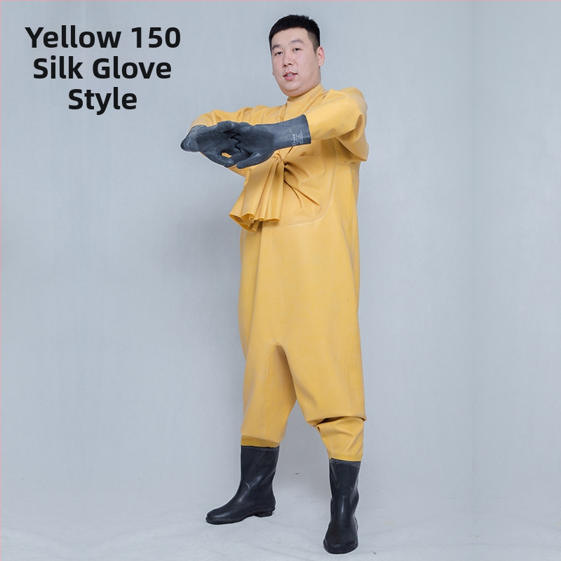 Guminės žvejybos kelnės, pilnas kūno dengimas, 0 kiščių, be gelbėjimosi liemenės