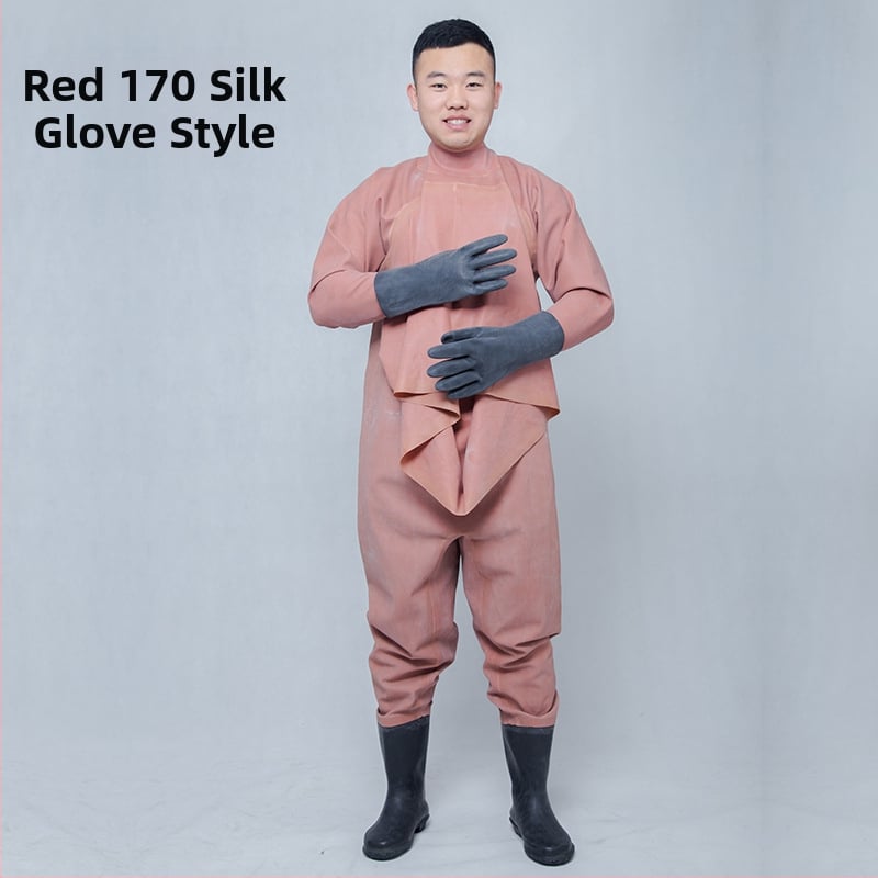 Guminės žvejybos kelnės, pilnas kūno dengimas, 0 kiščių, be gelbėjimosi liemenės