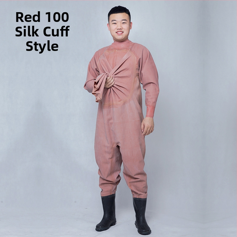 Guminės žvejybos kelnės, pilnas kūno dengimas, 0 kiščių, be gelbėjimosi liemenės