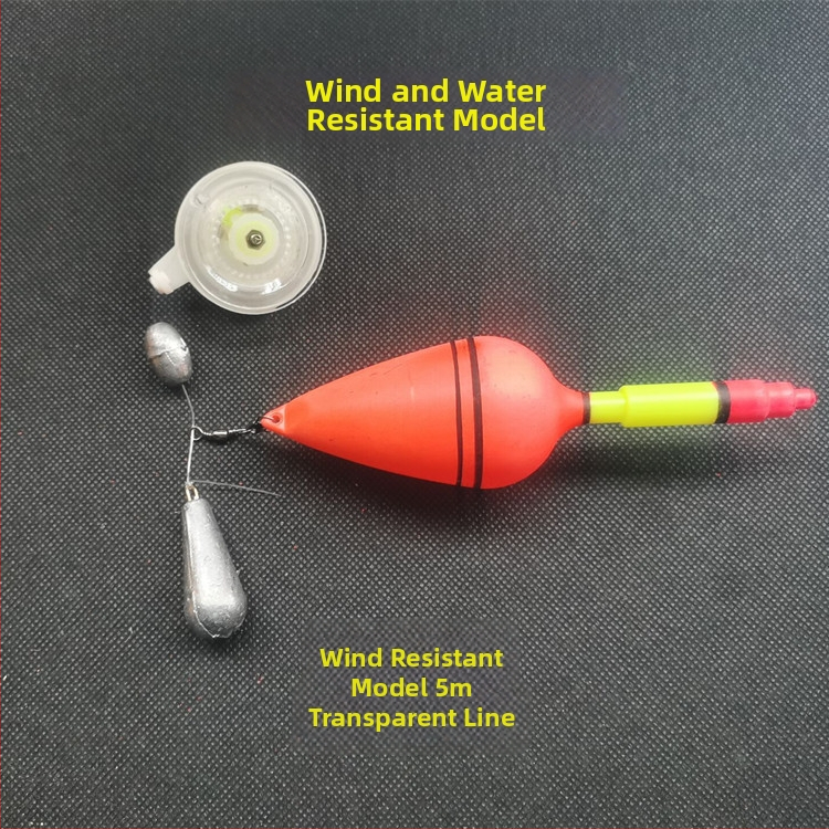 Zvejas pludiņš-lokators - Acīmredzams dizains, dziļajiem ūdeņiem, no plastmasas