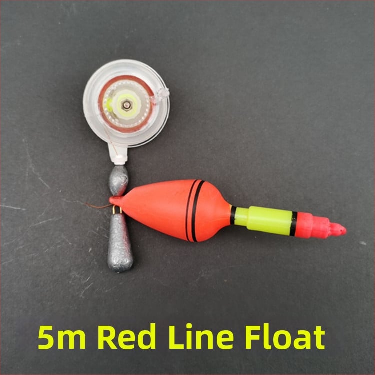 Zvejas pludiņš-lokators - Acīmredzams dizains, dziļajiem ūdeņiem, no plastmasas