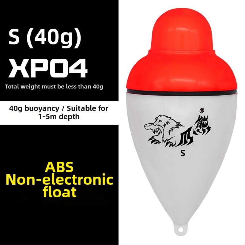 Vertikālais zvejas plūdītājs ar gaismas indikatoru uz ķerienu un nakts signālu (Plastmasas korpuss; Vienmēr ieslēgts, ja baro; Indikators uz ķērienu)