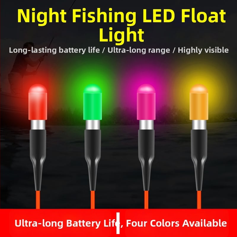 Ultra viegla elektroniskā galva ar LED astes gaismu nakts makšķerēšanai, CR311 baterija