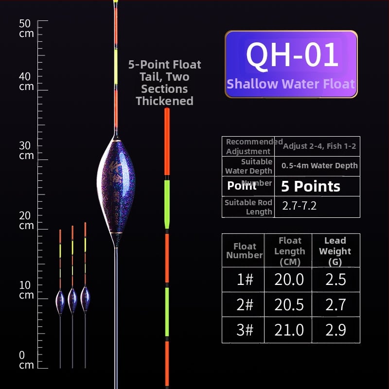 Karpu makšķerēšanas pludiņš, biezs un redzams dizains, vēja izturīgs un pretdrift nano pludiņš, augsta jutība ledus makšķerēšanai, piemērots gan paviršu, gan dziļajiem ūdenīm