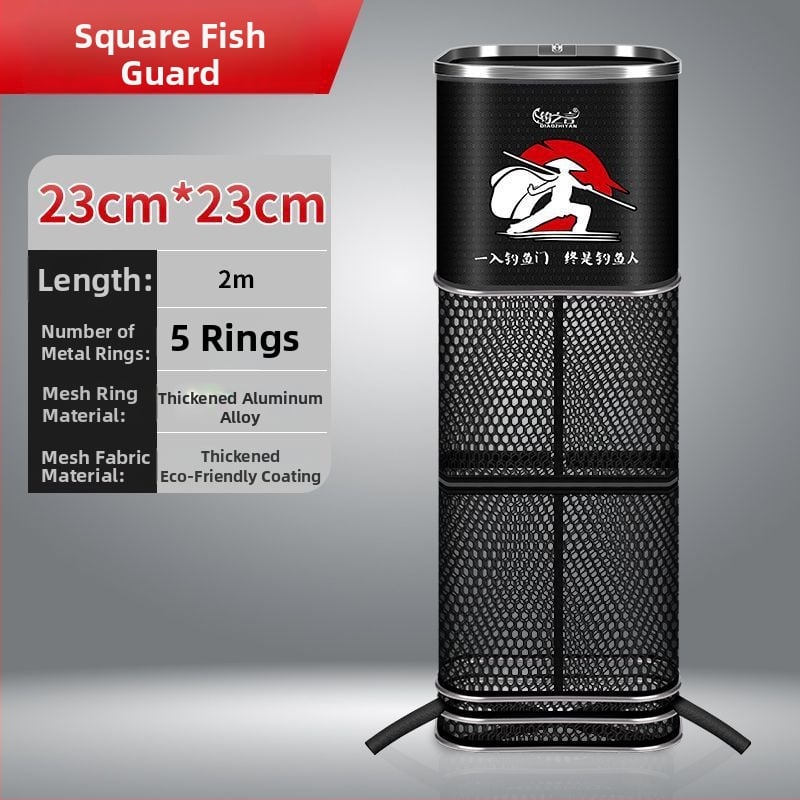 Kvadrātveida neilona makšķerēšanas somiņa aizsardzībai — zīmols Powerful Merchant; materiāls: neilons; ātra žūšana