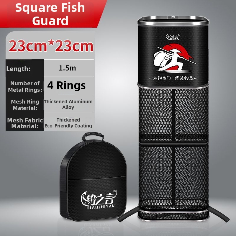 Kvadrātveida neilona makšķerēšanas somiņa aizsardzībai — zīmols Powerful Merchant; materiāls: neilons; ātra žūšana