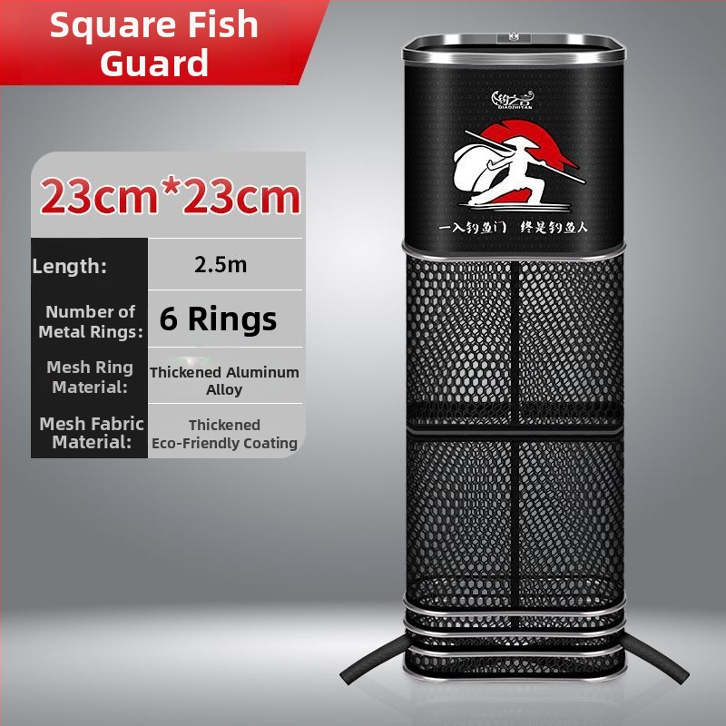 Kvadrātveida neilona makšķerēšanas somiņa aizsardzībai — zīmols Powerful Merchant; materiāls: neilons; ātra žūšana