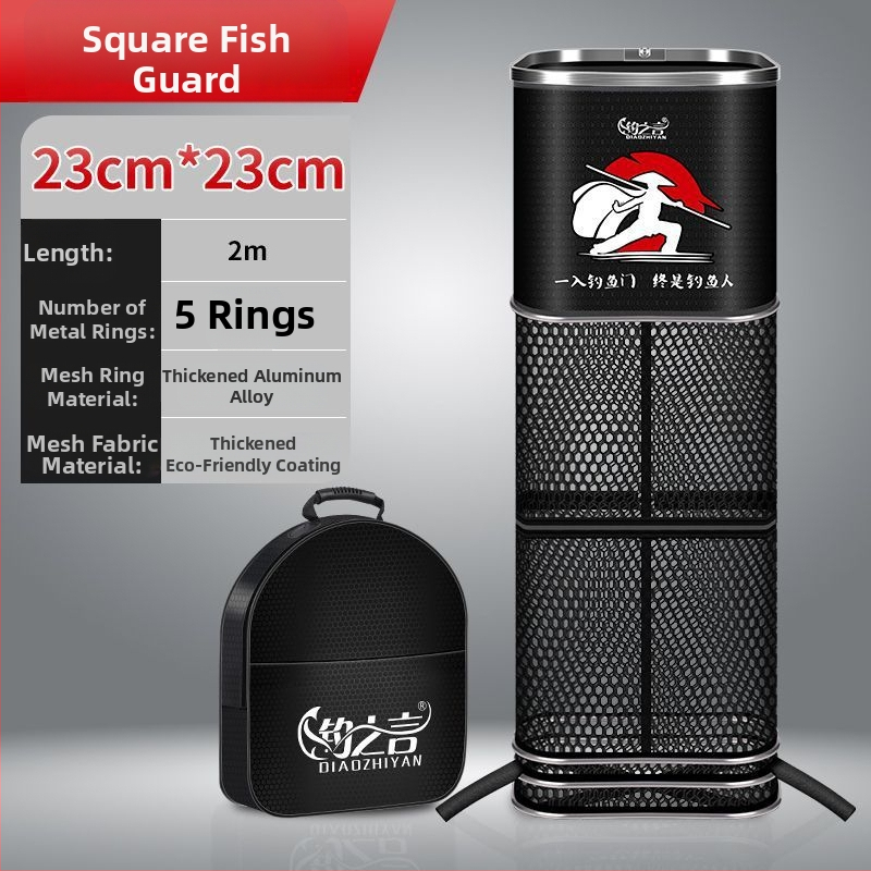 Kvadrātveida neilona makšķerēšanas somiņa aizsardzībai — zīmols Powerful Merchant; materiāls: neilons; ātra žūšana