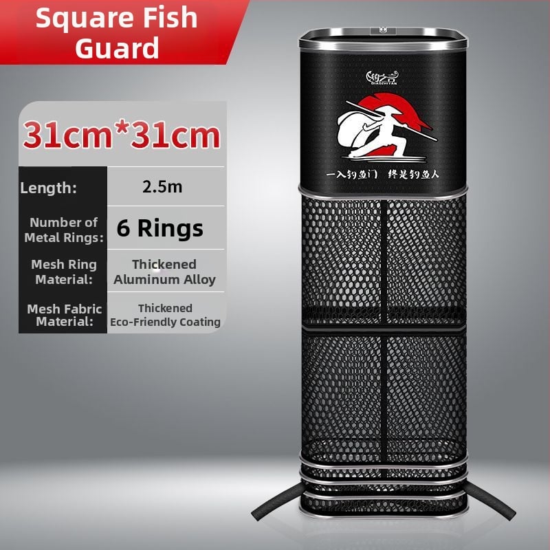 Kvadrātveida neilona makšķerēšanas somiņa aizsardzībai — zīmols Powerful Merchant; materiāls: neilons; ātra žūšana