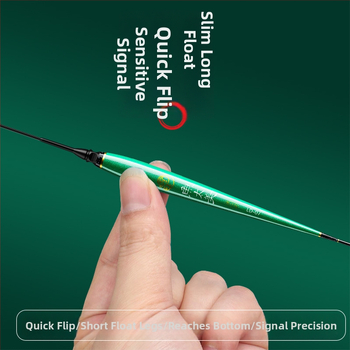 Elektronisks makšķerēšanas pludiņš ar augstu jutību, gaismas indikators, adaptīvā apgaismošana, slaids korpuss, īsi kājiņas, dienā un naktī lietošanai