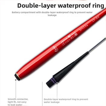 Elektronisks gaismas pludiņš makšķerēšanai – plastmasa, vertikālais straumes, zīmols Picturesque Scenery