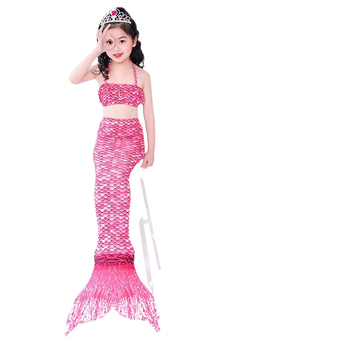 Mergaitėms undinės uodegos princesės suknelė ir maudymosi komplektas • Audinys: nailonas • Vinylon 96–100% • Įdaila polipropilenas 96–100%