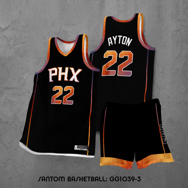 Vyrų krepšinio komplektas, visiems sezonams skirta poliesterio mišinio audinys, skaitmeninis spausdinimas retro stilius, pamušalas 50% poliesterio