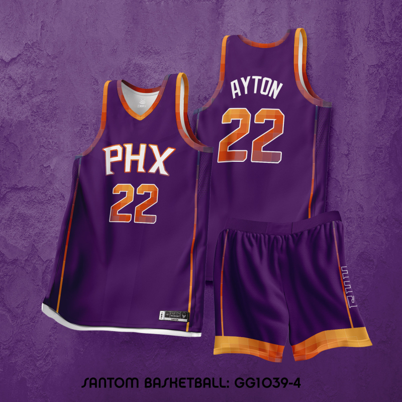 Vyrų krepšinio komplektas, visiems sezonams skirta poliesterio mišinio audinys, skaitmeninis spausdinimas retro stilius, pamušalas 50% poliesterio