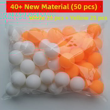 Galda tenisa treniņu bumbu komplekts, trīs zvaigznes, jauns materiāls PVC, ar pielāgotu logotipu