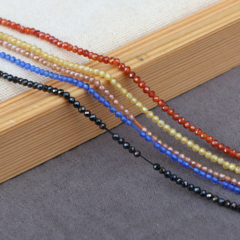 Prirodne 2 mm facetirane cirkonske perle, slobodne perle, staklene perle rijetkih zemalja, komponente za DIY nakit, facetirane poluproizvodi