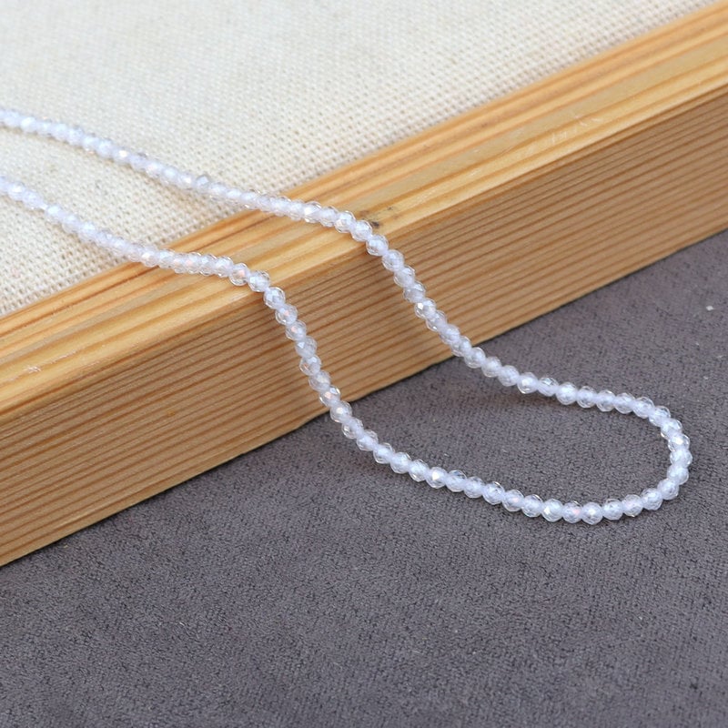 Prirodne 2 mm facetirane cirkonske perle, slobodne perle, staklene perle rijetkih zemalja, komponente za DIY nakit, facetirane poluproizvodi