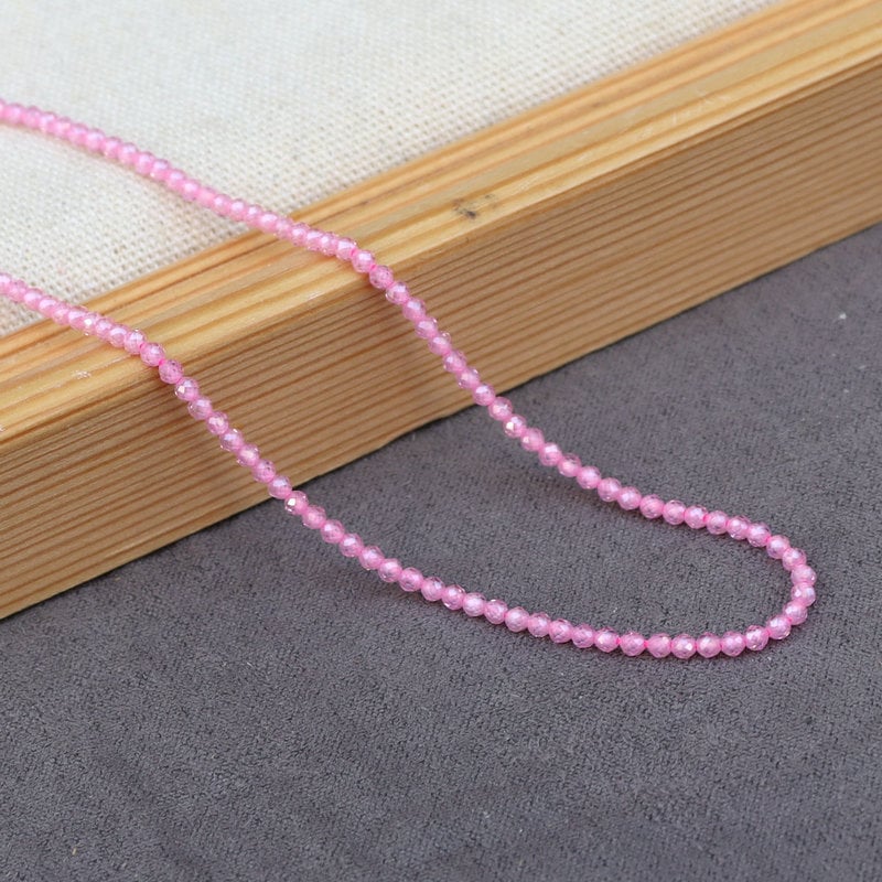 Prirodne 2 mm facetirane cirkonske perle, slobodne perle, staklene perle rijetkih zemalja, komponente za DIY nakit, facetirane poluproizvodi
