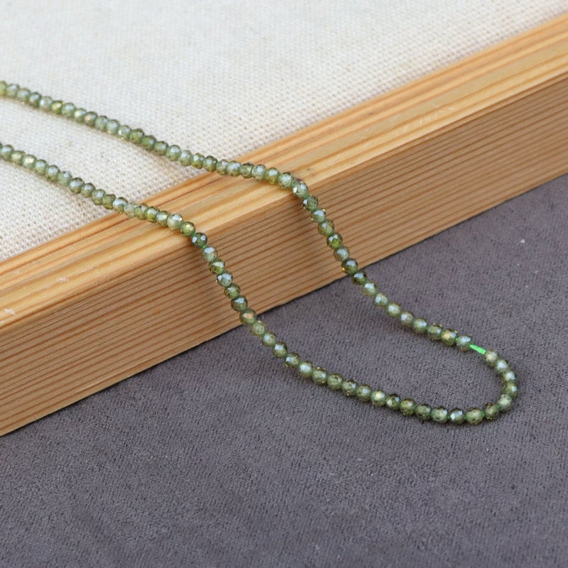 Prirodne 2 mm facetirane cirkonske perle, slobodne perle, staklene perle rijetkih zemalja, komponente za DIY nakit, facetirane poluproizvodi