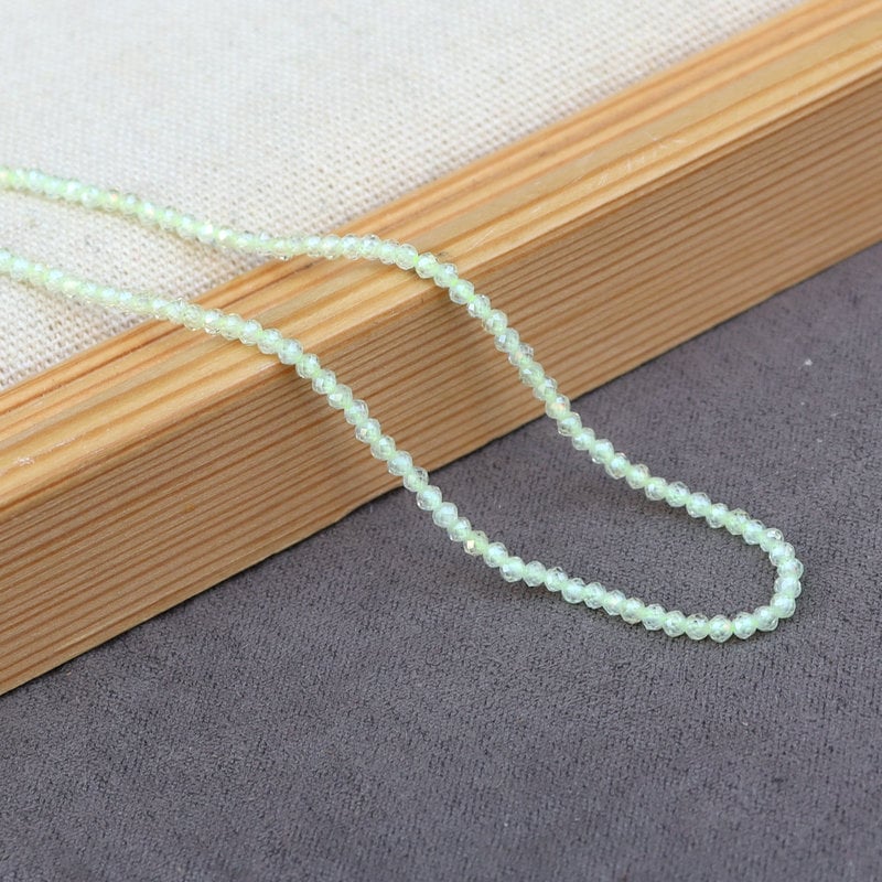 Prirodne 2 mm facetirane cirkonske perle, slobodne perle, staklene perle rijetkih zemalja, komponente za DIY nakit, facetirane poluproizvodi