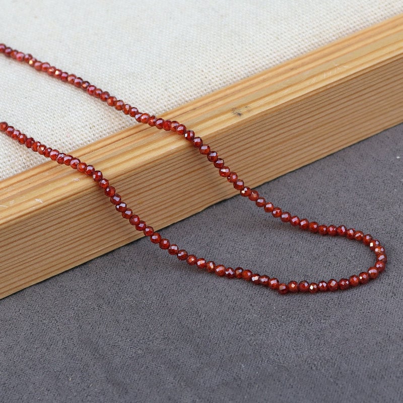 Prirodne 2 mm facetirane cirkonske perle, slobodne perle, staklene perle rijetkih zemalja, komponente za DIY nakit, facetirane poluproizvodi