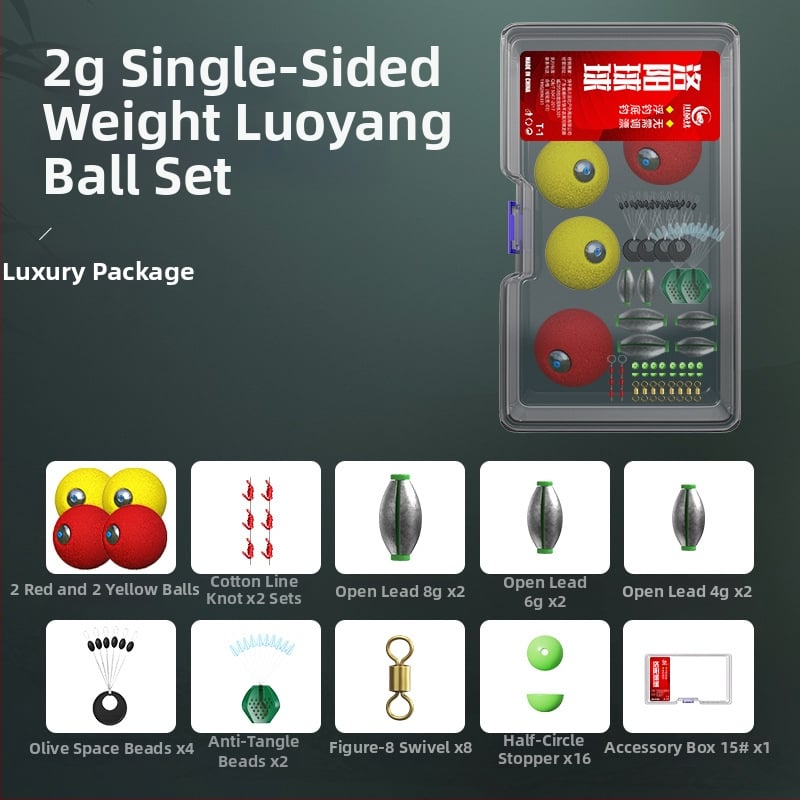 Jigginga un pludiņu makšķerēšanas komplekts – EVA plūduri, piederumi ar pašsvaru